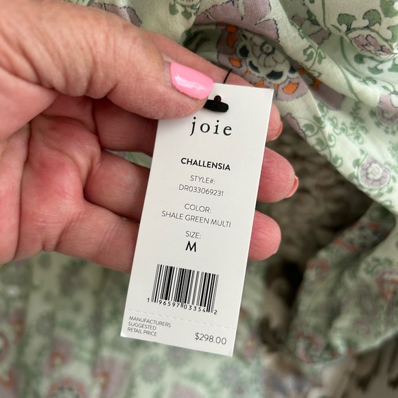 NWT Joie Pastel Floral Challensia  Dress - Picture 12 of 14